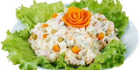 Delicious olivier - klasický recept krok za krokem s fotografií